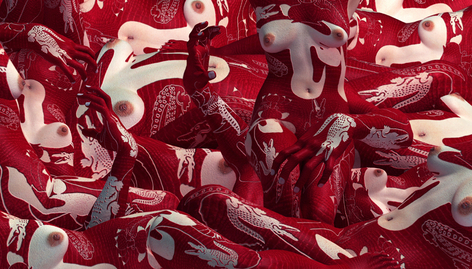 Kim Joon, Bird Land-Lacoste, 2013, digital print