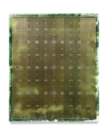 Nourishing, 2025, ink and watercolor on canvas, 72 x 60 inches/182.9 x 152.4 cm