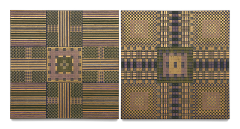 Light Inside, 2026, watercolor, color pencil and iron oxide on canvas, 36 x 72 inches/91.4 x 182.9 cm