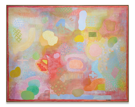 The Beloved (Field Mouse), 1969-1971, acrylic on canvas, 96 x 120 inches/243.8 x 304.8 cm