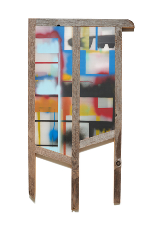 Wish, 2026, mixed media, 49.5 x 27.25 x 2 inches/125.7 x 69.2 x 5 cm