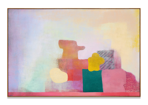 Hitchcock Series, 1989, acrylic on canvas, 48 x 72 inches/122 x 183 cm