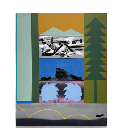 I Used to Remember, 2024, mixed media, 30 x 24 inches/76.2 x 61 cm