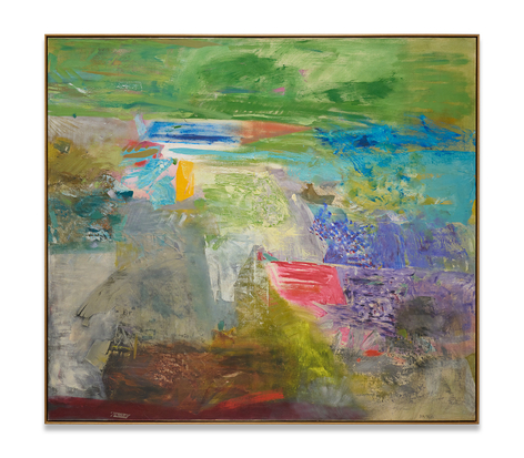Striking, 1960, oil on canvas, 81 x 90 inches/205 x 228 cm