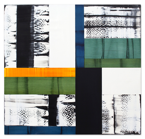 Ricardo Mazal, Bhutan Abstraction G2, 2014, oil on linen