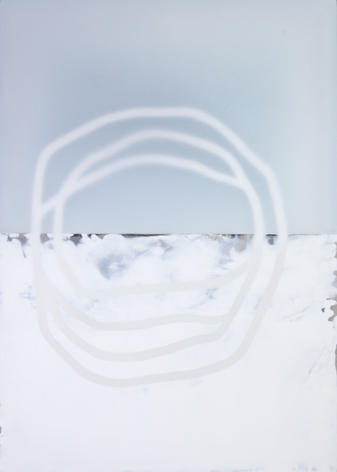 Udo N&ouml;ger, Lichtbild 34, 2024, mixed media on canvas, 56 x 40 inches/142.2 x 101.6 cm