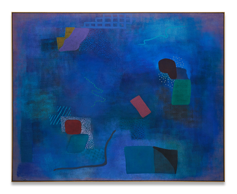 Lush Life, 1981, acrylic on canvas, 70 x 88.5 inches/178 x 225 cm