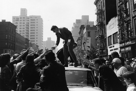 Robert Kennedy on Car, New York, 1964, Silver Gelatin Photograph, Ed. of 25&nbsp;