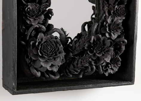 Etienne pottier ceramic mirror