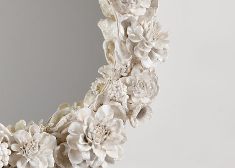 POTTIER CERAMIC MIRROR