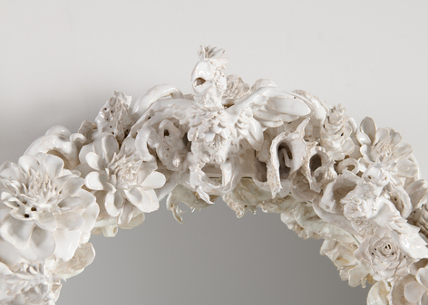 POTTIER CERAMIC MIRROR