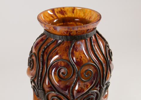 in the manner of daum vase