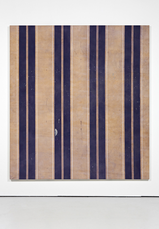 Fredrik V&aelig;rslev Untitled (Canopy Painting: White, Purple and Blue), 2012