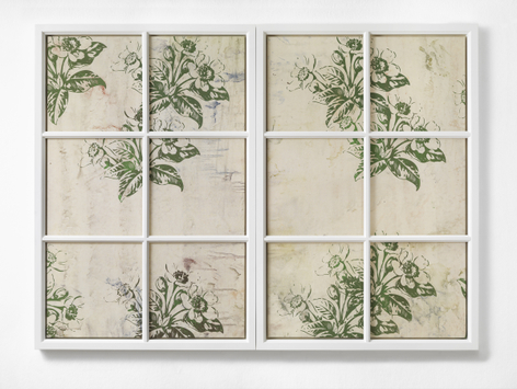 Fredrik V&aelig;rslev Fenstermalerei #7, 2019