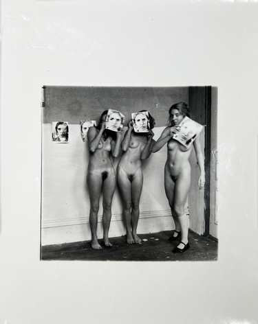 Francesca Woodman , 3 Figures, Providence, RI. (Woodman on right)