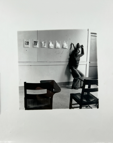 Francesca Woodman , Untitled, Providence, RI. (Self-Portrait After Critique)