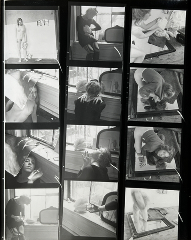 Francesca Woodman , Untitled (Contact Sheet)