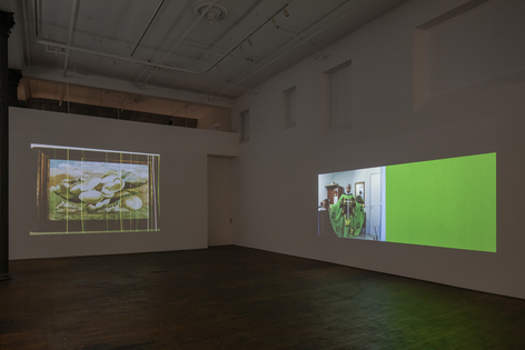 Nashashibi/Skaer: Pygmalion Margaret Ursus Uan, installation view