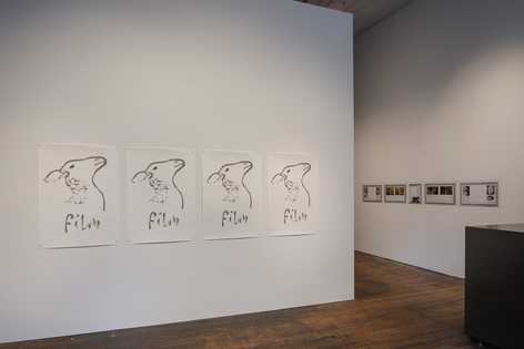 Nashashibi/Skaer: Pygmalion Margaret Ursus Uan, installation view