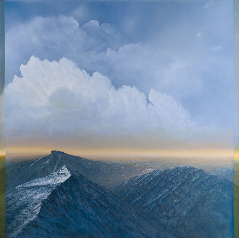 Statistics Can be Misleading (SOLD), 2011, oil on canvas, 60 x 60 inches