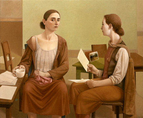 Alan Feltus, From Page to Memory, 2004-05, oil on linen, 39 3/8 x 47 1/4 inches