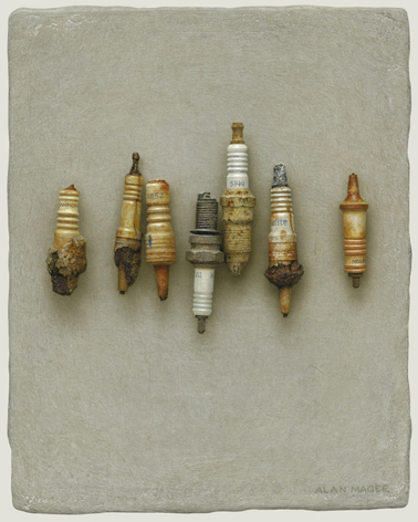 alan magee, Afterword, 2016, acrylic on panel, 10 x 8 inches