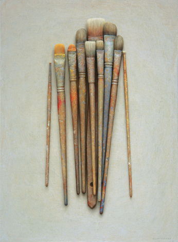 Chronicles (SOLD), 2010, acrylic on panel, 30 x 22 inches