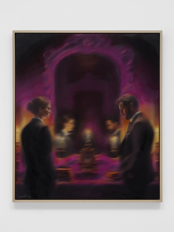 Cody Choi, The Stage of Mirror #11-3, 2026, Oil on Wood, 60 x 52 cm., Courtesy of the artist and PKM Gallery.