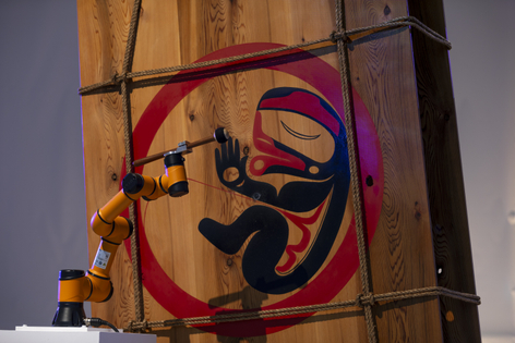 Nicholas Galanin, A&aacute;ni y&eacute;i xat duwas&aacute;akw (I am called Land), 2025