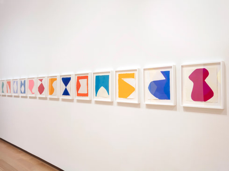 Installation view of FOCUS: Marina Adams, 2020-2021, Modern Art Museum of Fort Worth, Fort Worth, Texas