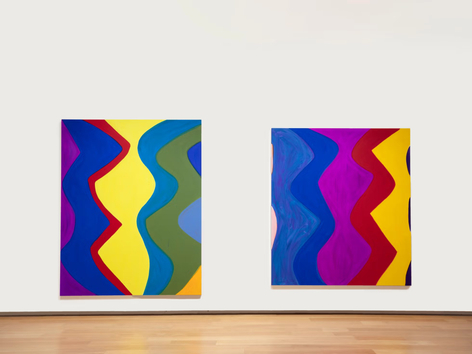 Installation view of FOCUS: Marina Adams, 2020-2021, Modern Art Museum of Fort Worth, Fort Worth, Texas