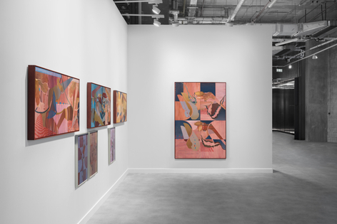 Installation view of Green Art Gallery at Art Basel Qatar 2026