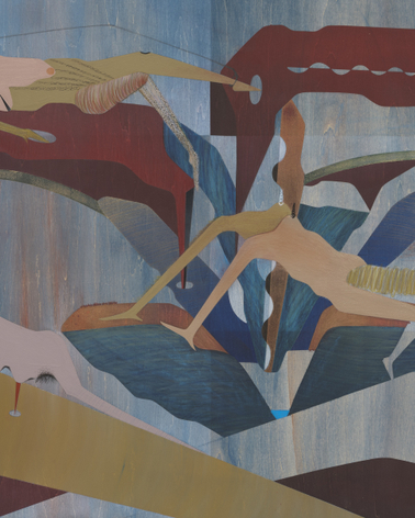 Maryam Hoseini, Diagonal Duration (detail), 2025