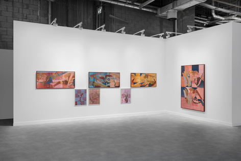 Installation view of Green Art Gallery at Art Basel Qatar 2026