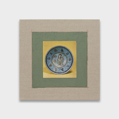 Kamrooz Aram, Variations on Turquoise Bowl (detail), 2025