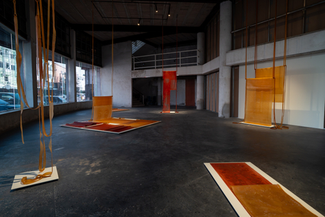 Rossella Biscotti, Rubber Works, 2019-2022, Installation view at&nbsp;Thailand Biennale Phuket 2025