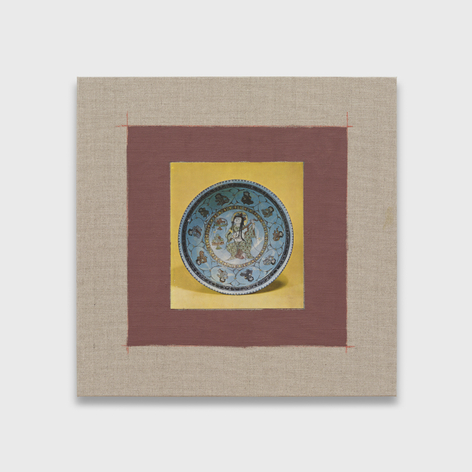 Kamrooz Aram, Variations on Turquoise Bowl (detail), 2025