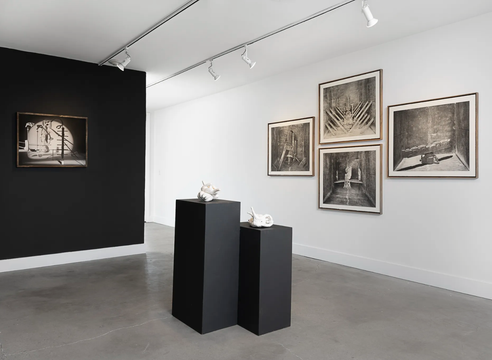 Installation view of Rodrigo Valenzuela
