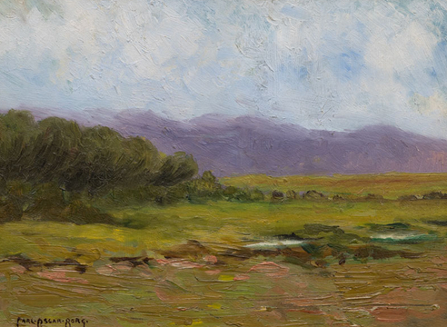 CARL OSCAR BORG (1879-1947), Santa Barbara Front Range