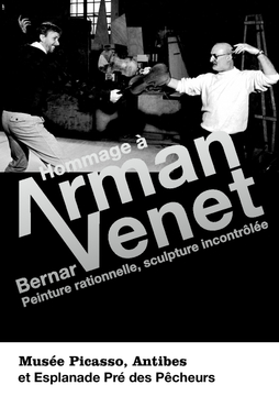 Hommage à Arman - Bernar Venet, peinture rationnelle, sculpture incontrôlée