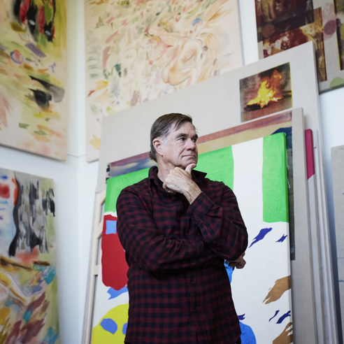 The paintings of Gus Van Sant are pure cinema