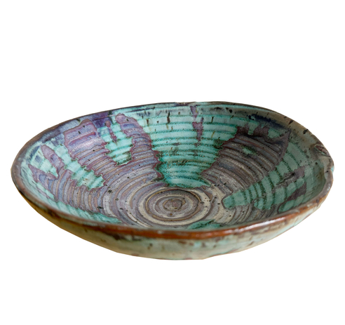 EUGENE LION CERAMIC DISH