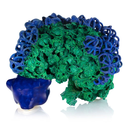 Tessa Eastman  Bending Cloud, 2020  Multiple Glazed Stoneware  25 x 34 x 22 cm  9 7/8 x 13 3/8 x 8 5/8 in.