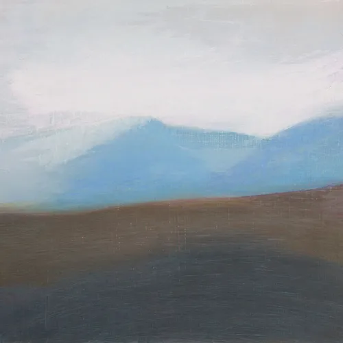 Jane MacNeill  North over Glen Tilt study, 2019  oil on board  30cm x 32cm