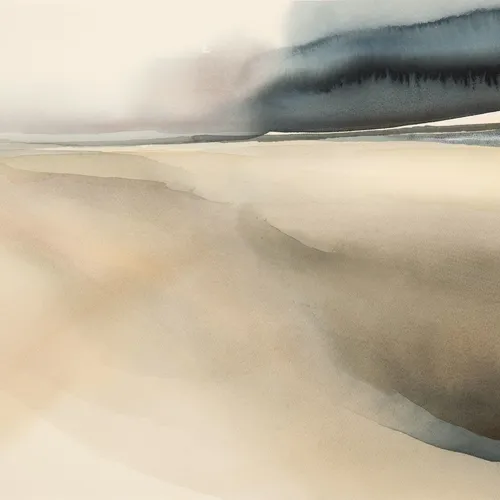 Peter Davis RSW  Runk, 2018  watercolour on paper  60cm x 90cm