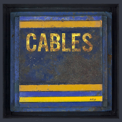 Randall Reid  Cables  steel, paint  4.5 x 4.5 x 2 inches