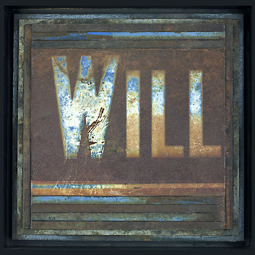 Randall Reid  Will  steel, paint  7.75 x 8 x 2 inches