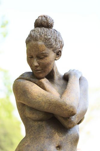 Anton Smit In Moment Series VI, 2024 Bronze 175 x 40 x 49 cm