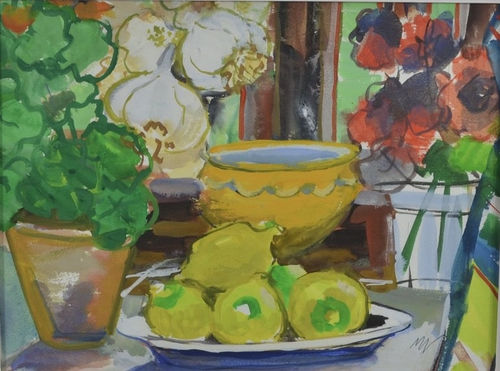 Mary Wondrausch OBE, Citrons, Brittany, 1996