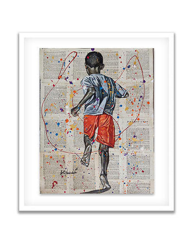 Andrew Ntshabele Delightful Memories 1, 2022 Mixed media on vintage documents 107 x 83 x 3.5 cm
